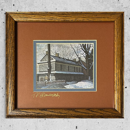 Thomas Foster Hermansader "Wright's Mansion" Print - Signed And Framed 9x10 TI8