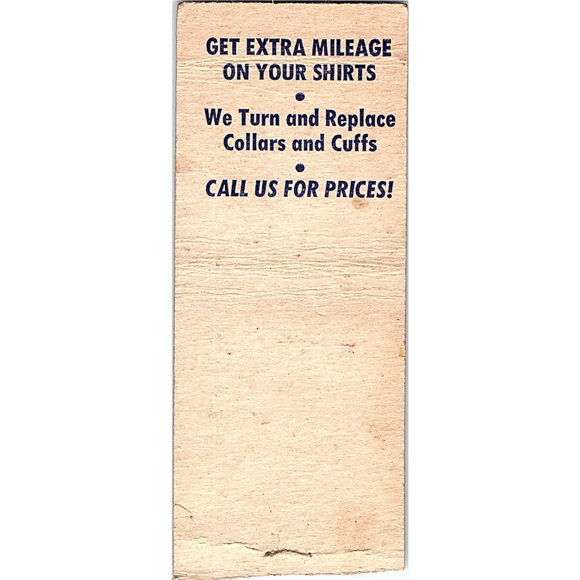 Northwestern Laundry & Cleaners Chicago Vintage Matchbook Cover SE5-Y2