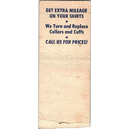 Northwestern Laundry & Cleaners Chicago Vintage Matchbook Cover SE5-Y2