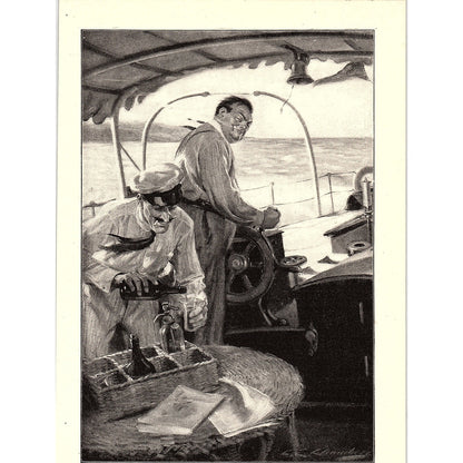 New Adventures of Wallingford Charles E. Chambers Vintage Art Print 6x8" V17