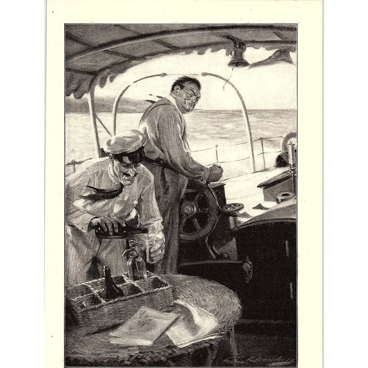 New Adventures of Wallingford Charles E. Chambers Vintage Art Print 6x8" V17