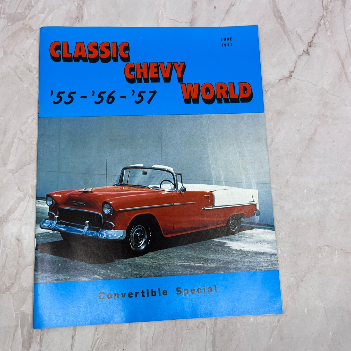 Convertible Special - '55, '56, '57 Classic Chevy World Magazine - Jun 1977 M29