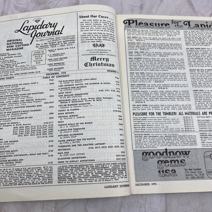 Turquoise and Silver Cross - Lapidary Journal Magazine - Dec 1976 M22