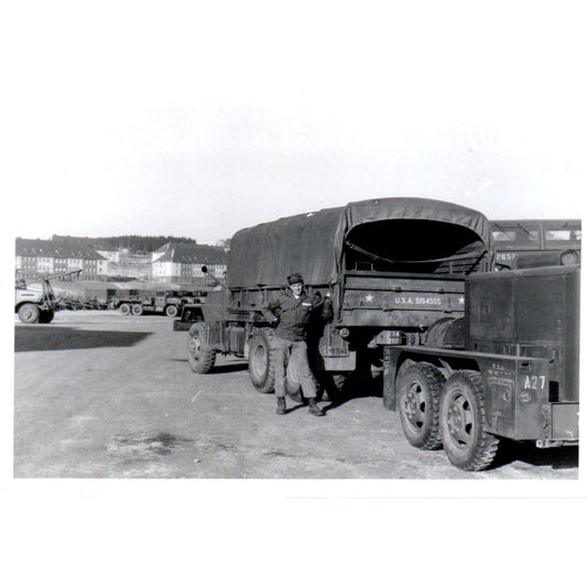 US Soldier Kitchen at Army Transport Postwar Germany c1954 Army Photo AF1-AP6