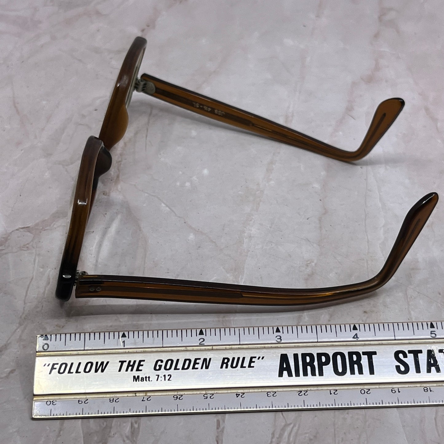 USS 52-22 Military Glasses 4 1/2-5 3/4 Sunglasses Eyeglasses Frames TG7-G4-2