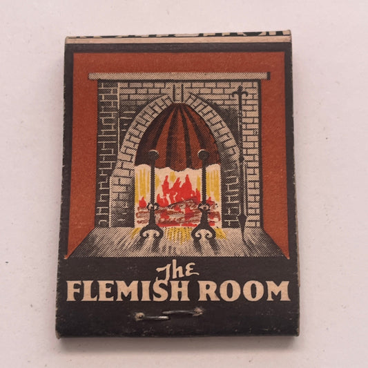 The Flemish Room Kings Kitchen & Tap Room Waterbury CT Matchbook Cover TB8-MB2-9