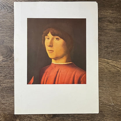 Vintage Antonello da Messina - Portrait of a Man Art Print 9x12 V4