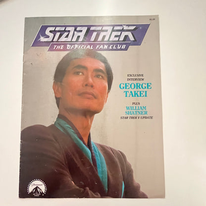 1988 Star Trek Official Fan Club Magazine #63 George Takei Interview V39-1