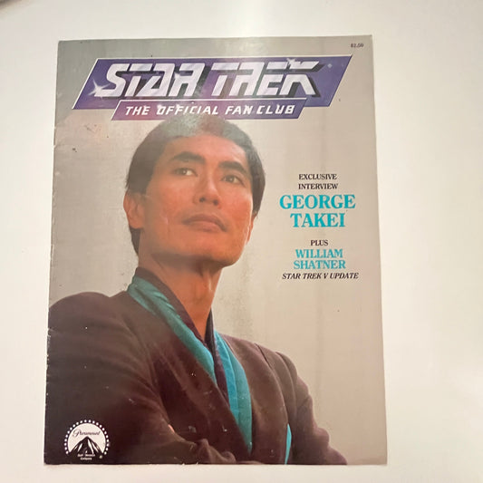 1988 Star Trek Official Fan Club Magazine #63 George Takei Interview V39-1