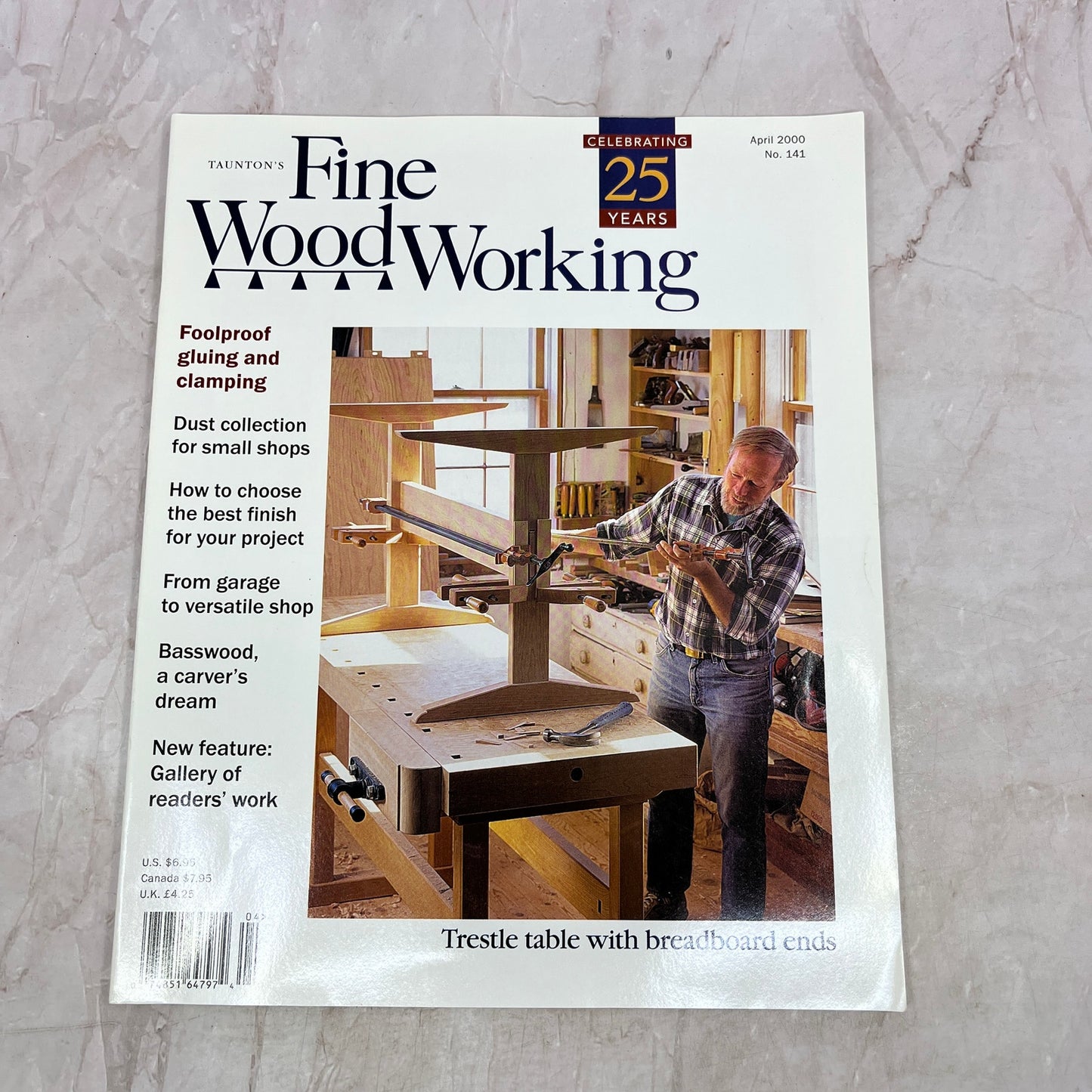 Trestle Table Breadboards - Apr 2000 No 141 Fine Woodworking Magazine M33