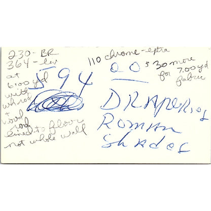 De La West Company Custom Upholstering Montrose Houston Business Card SF3-B6