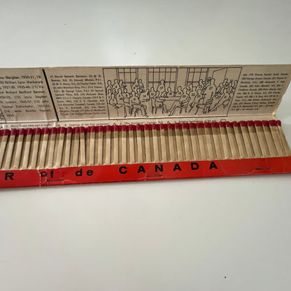1967 Canada World's Largest Matchbook 15" Souvenir Vintage Matchbook TB7