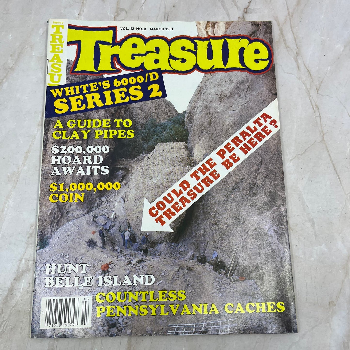 1981 March - Treasure Magazine - Treasure Hunting Metal Detecting Gold Coins M10