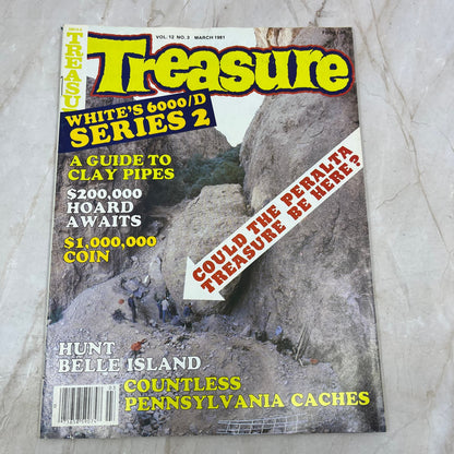 1981 March - Treasure Magazine - Treasure Hunting Metal Detecting Gold Coins M10