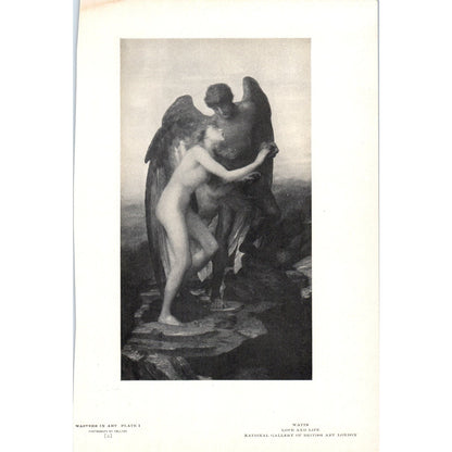 Love and Life - Watts c1905 Art Print D14