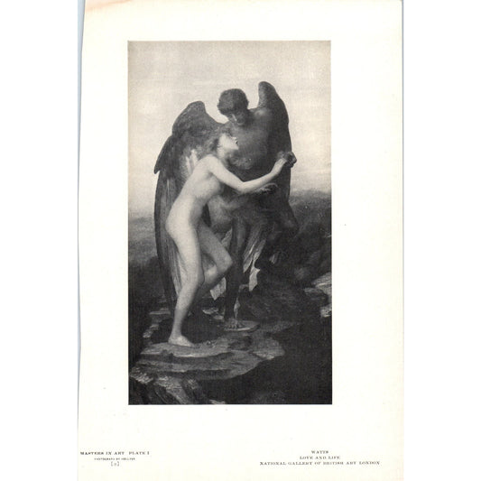 Love and Life - Watts c1905 Art Print D14