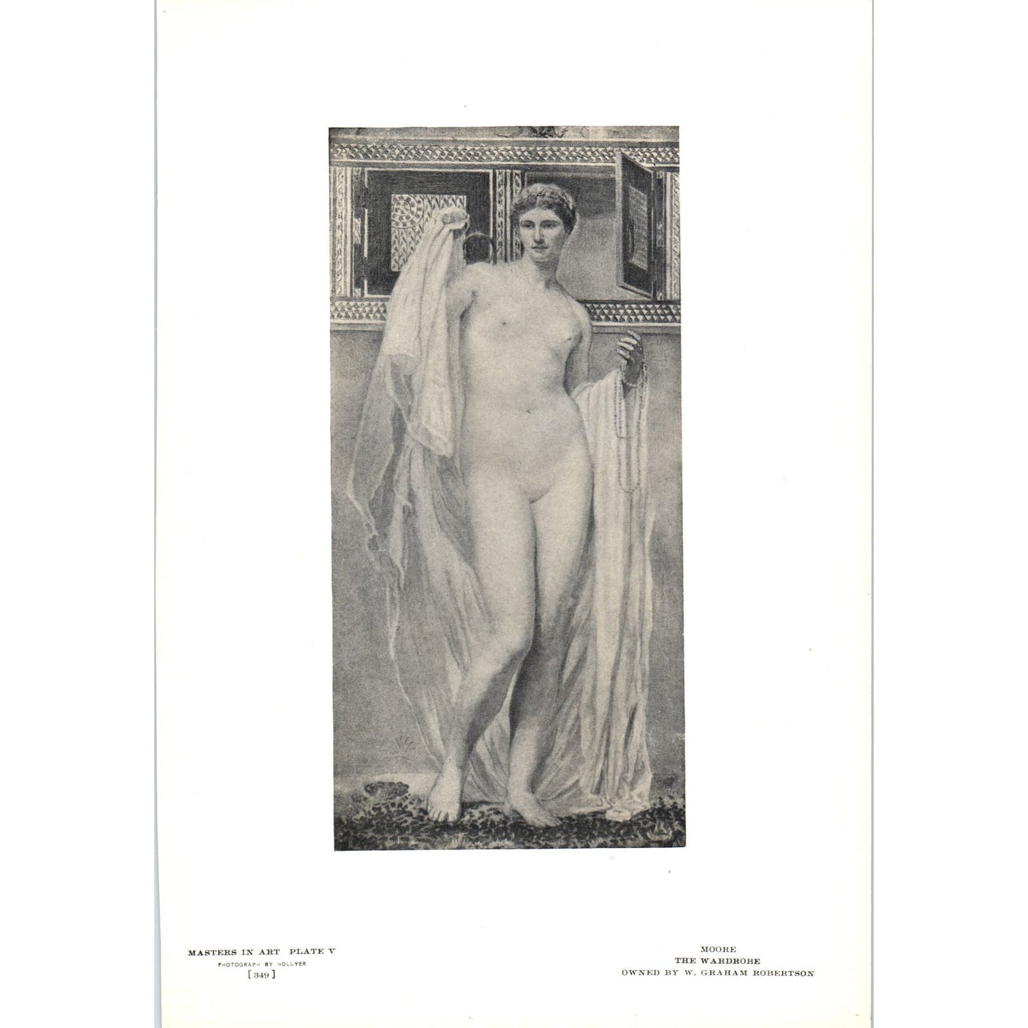 The Wardrobe - Moore c1905 Art Print D14