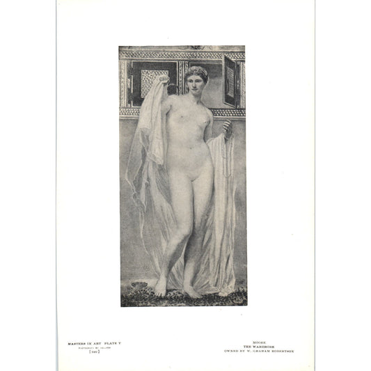 The Wardrobe - Moore c1905 Art Print D14