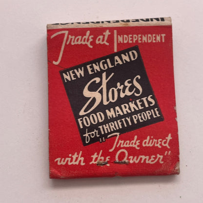 Nessco Foods New England Stores Supreme Quality Vtg Matchbook Cover TB8-MB2-8