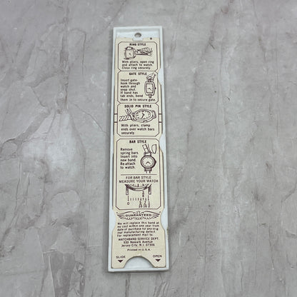 Vintage Topps Flex Band Silver Tone Watch Expansion 2541 New NOS SF4
