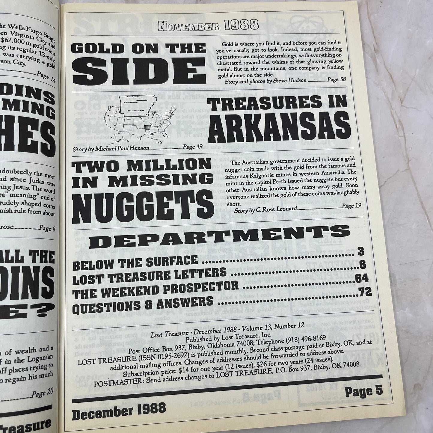 1988 Dec - Lost Treasure Magazine - Treasure Hunting Gold Prospecting M15