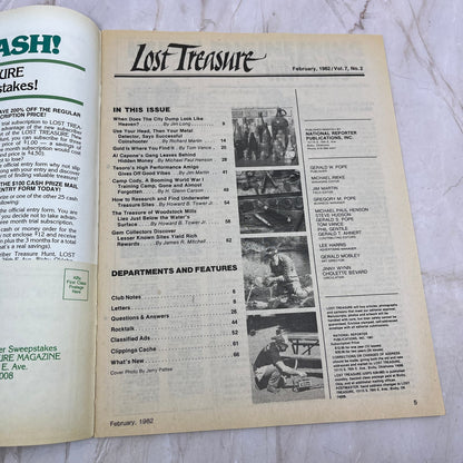 1982 Feb - Lost Treasure Magazine - Treasure Hunting Gold Prospecting M15