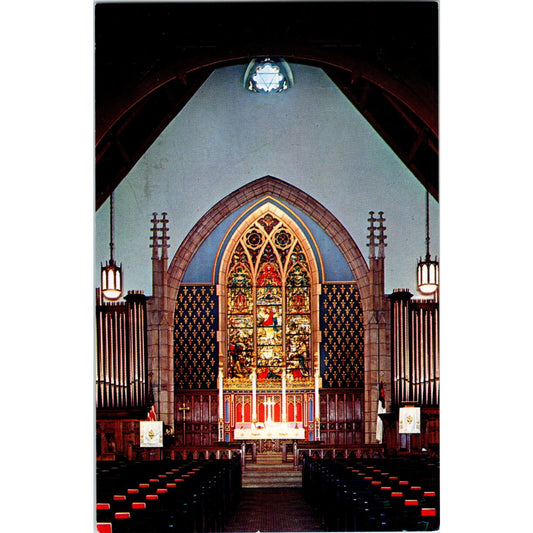 The Lutheran Church of the Trinity Sanctuary Philadelphia Vintage Postcard PD7