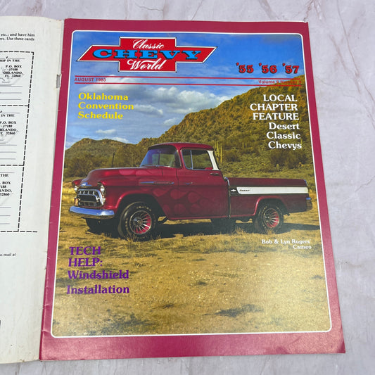 Windshield Installation '55, '56, '57 Classic Chevy World Magazine Aug 1983 M30