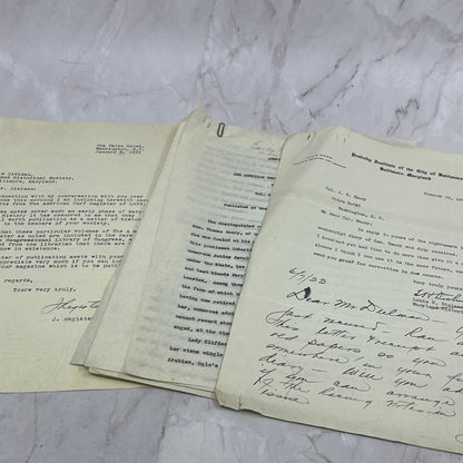 1931 Baltimore Genealogy Information Col. J.R. Emory Louis H Dielman TB8-OD