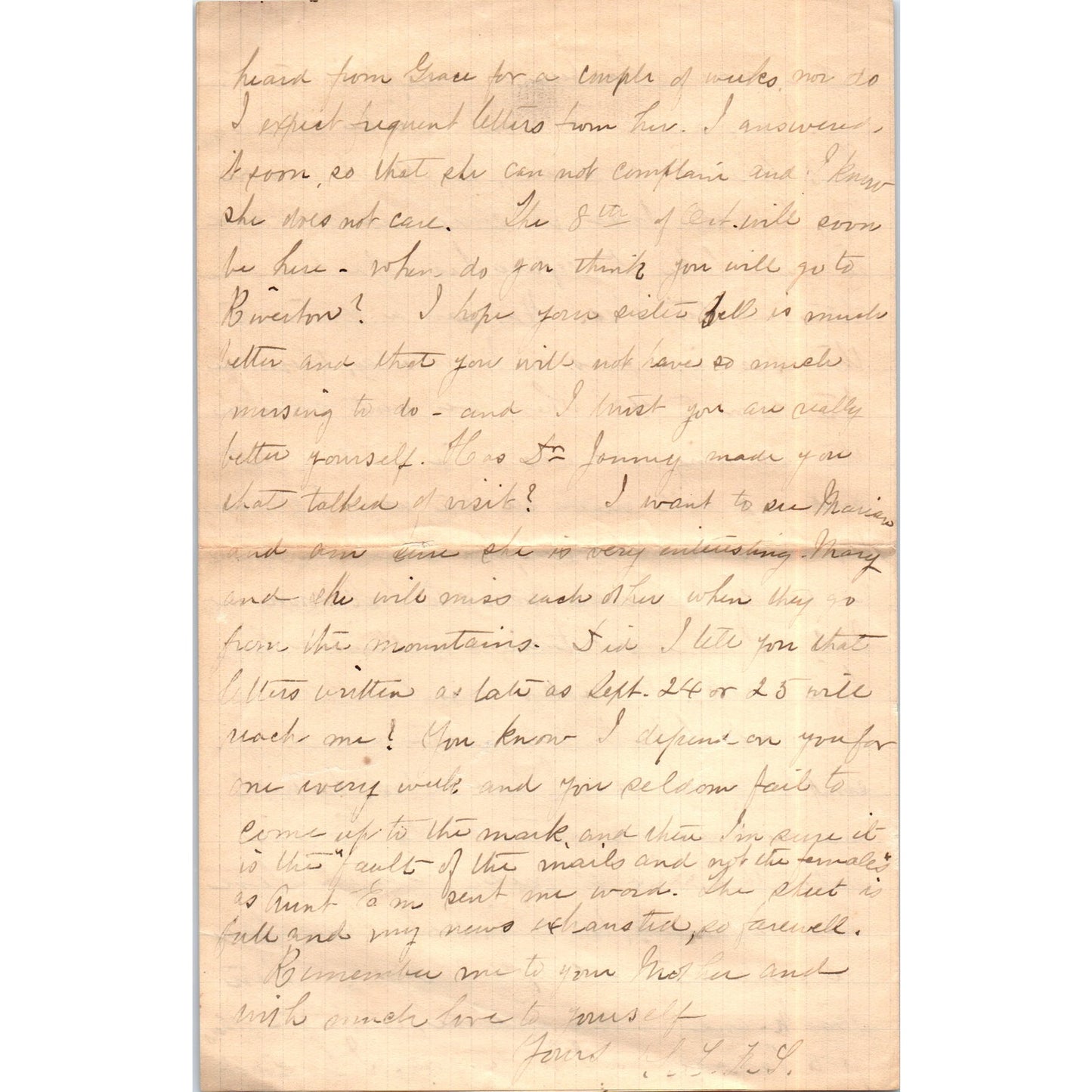 1897 Handwritten Letter on Hotel Roseg Zambail, Freres Pontresina Stationary D18