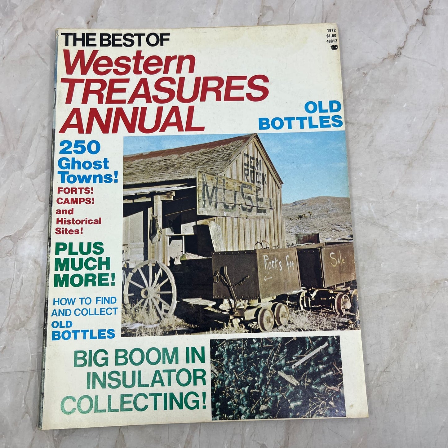 1972 Best of Western Treasures Annual Magazine 250 Ghost Towns M20