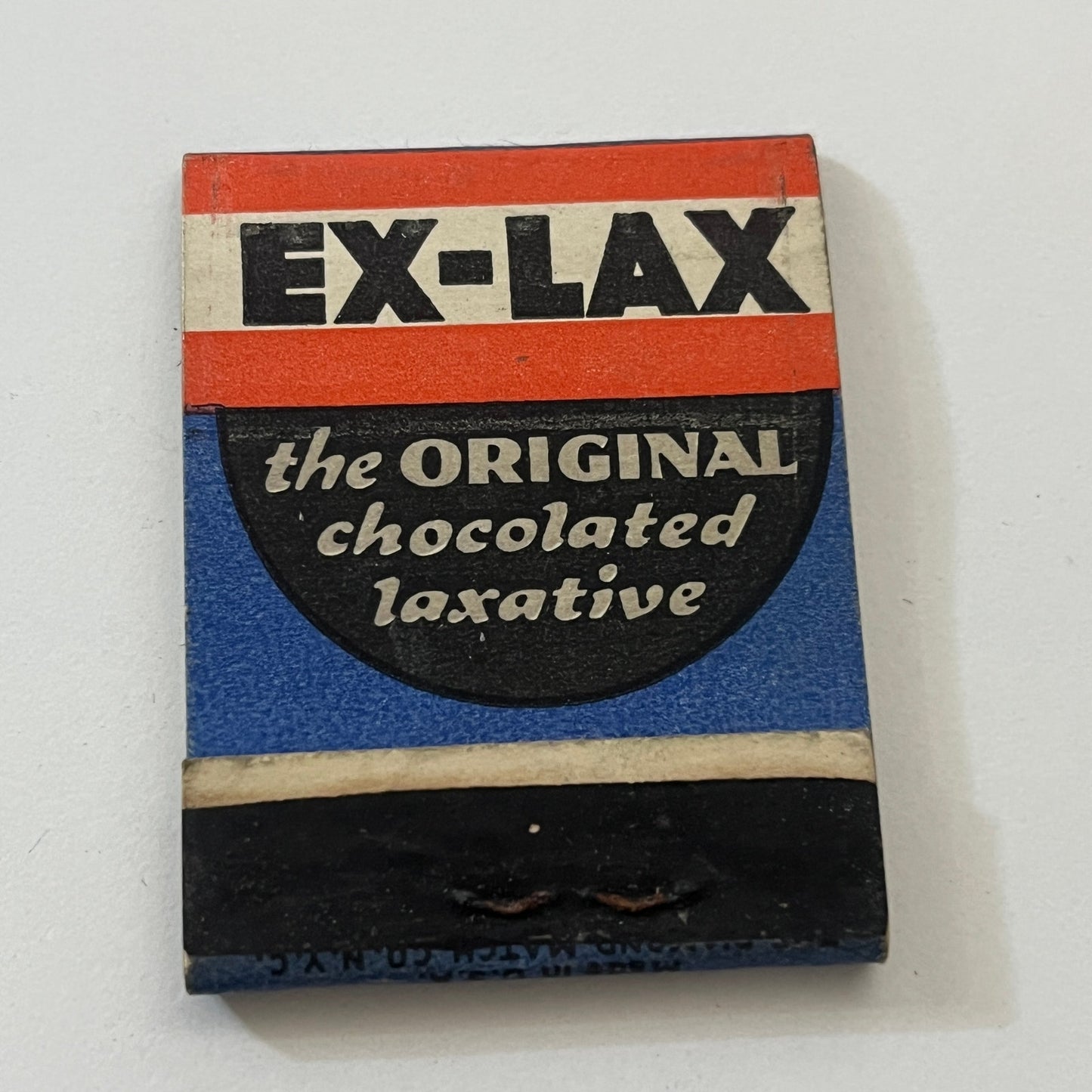 Ex-Lax - Esk'Mos Cartoon Vintage Matchbook Cover TB6-MB1-2