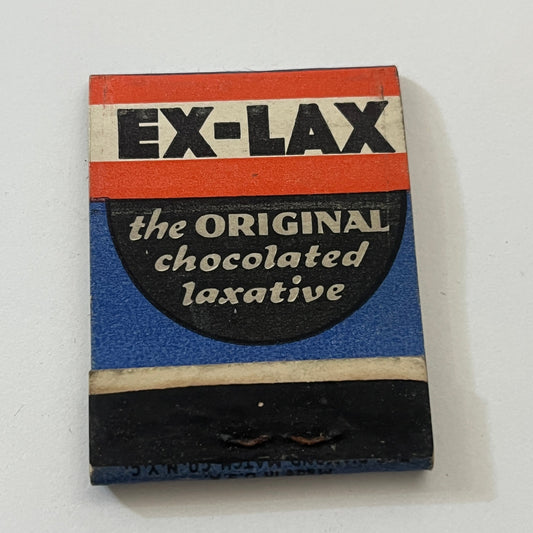 Ex-Lax - Esk'Mos Cartoon Vintage Matchbook Cover TB6-MB1-2