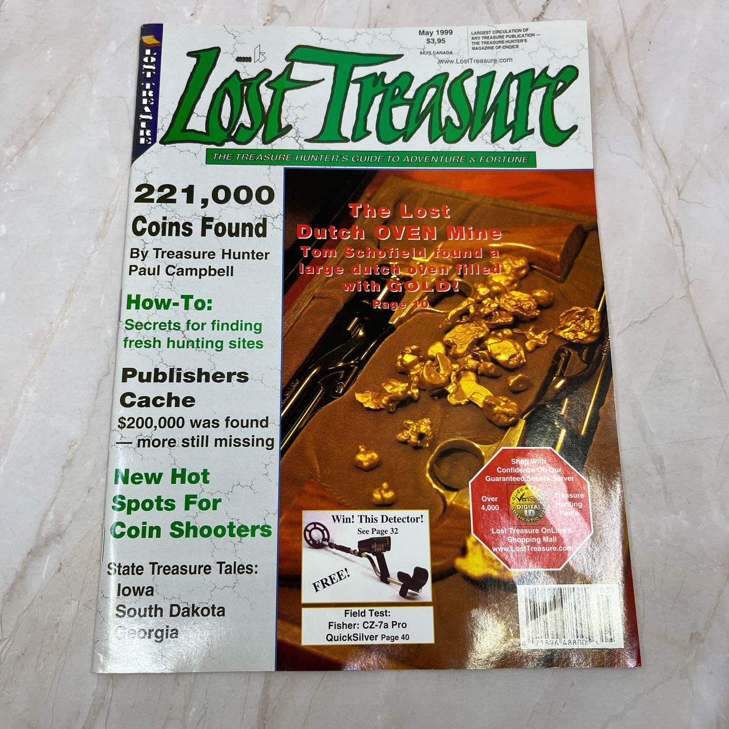 1999 May - Lost Treasure Magazine - Treasure Hunting Gold Prospecting M14