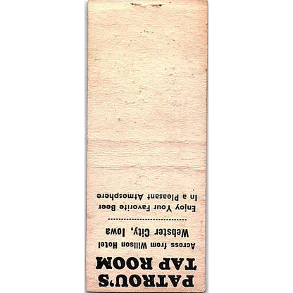 Hight Pontiac Cadillac GMC Trucks Webster City IA Vintage Matchbook Cover SF3-Y8