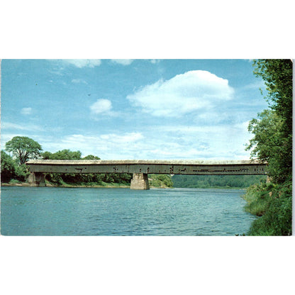 Windsor Vermont-Cornish New Hampshire Covered Bridge Postcard PC3