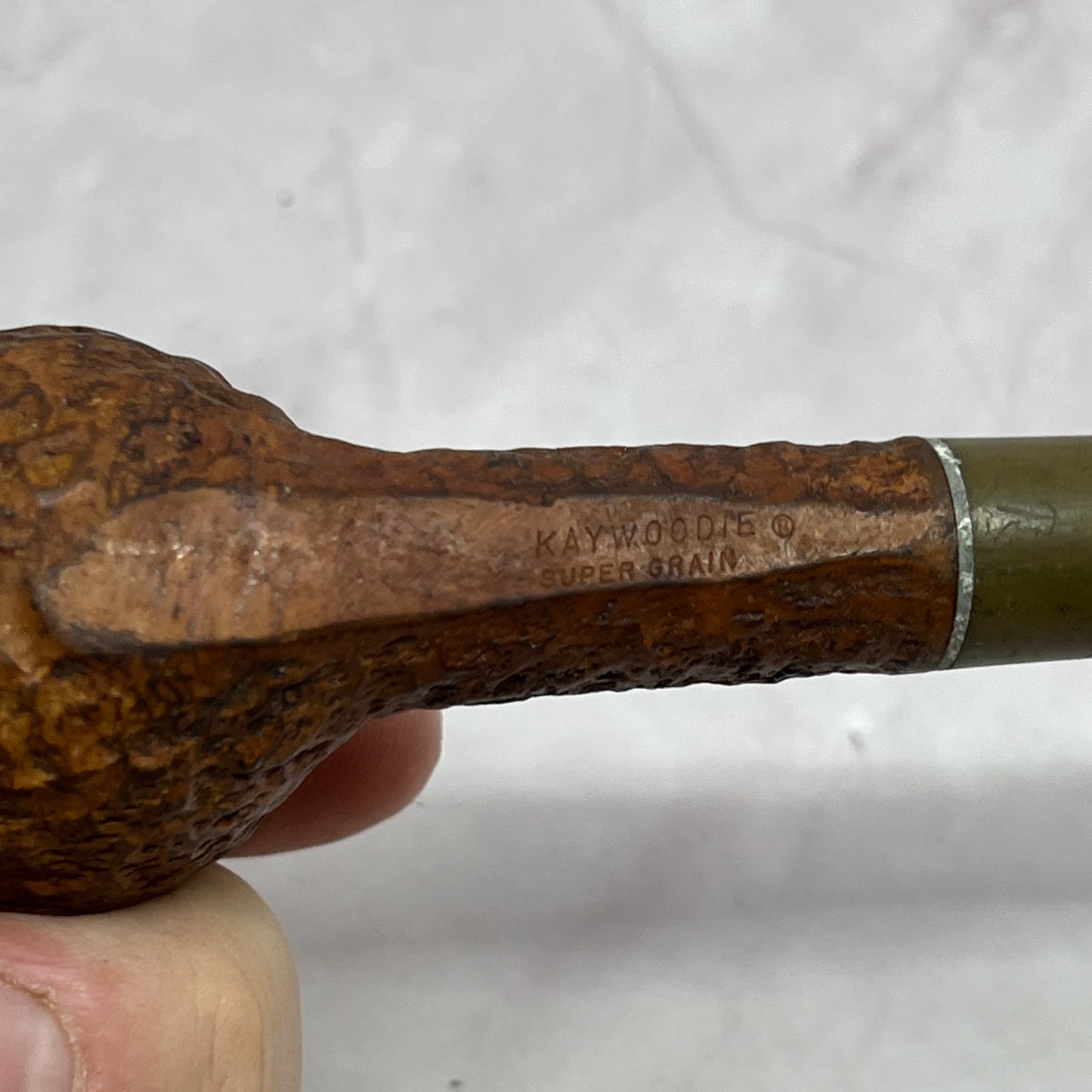 Vintage Kaywoodie Super Grain Briar Smoking Pipe SC1