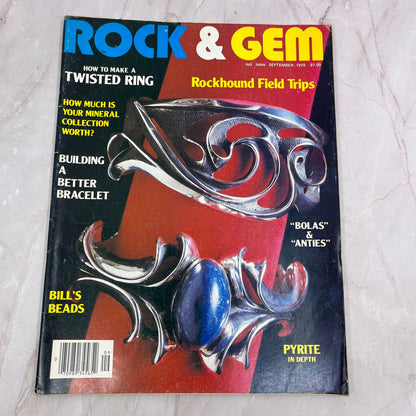 Bolas & Anties Pyrite Make a Twisted Ring - Rock & Gem Magazine - Sep 1978 M23