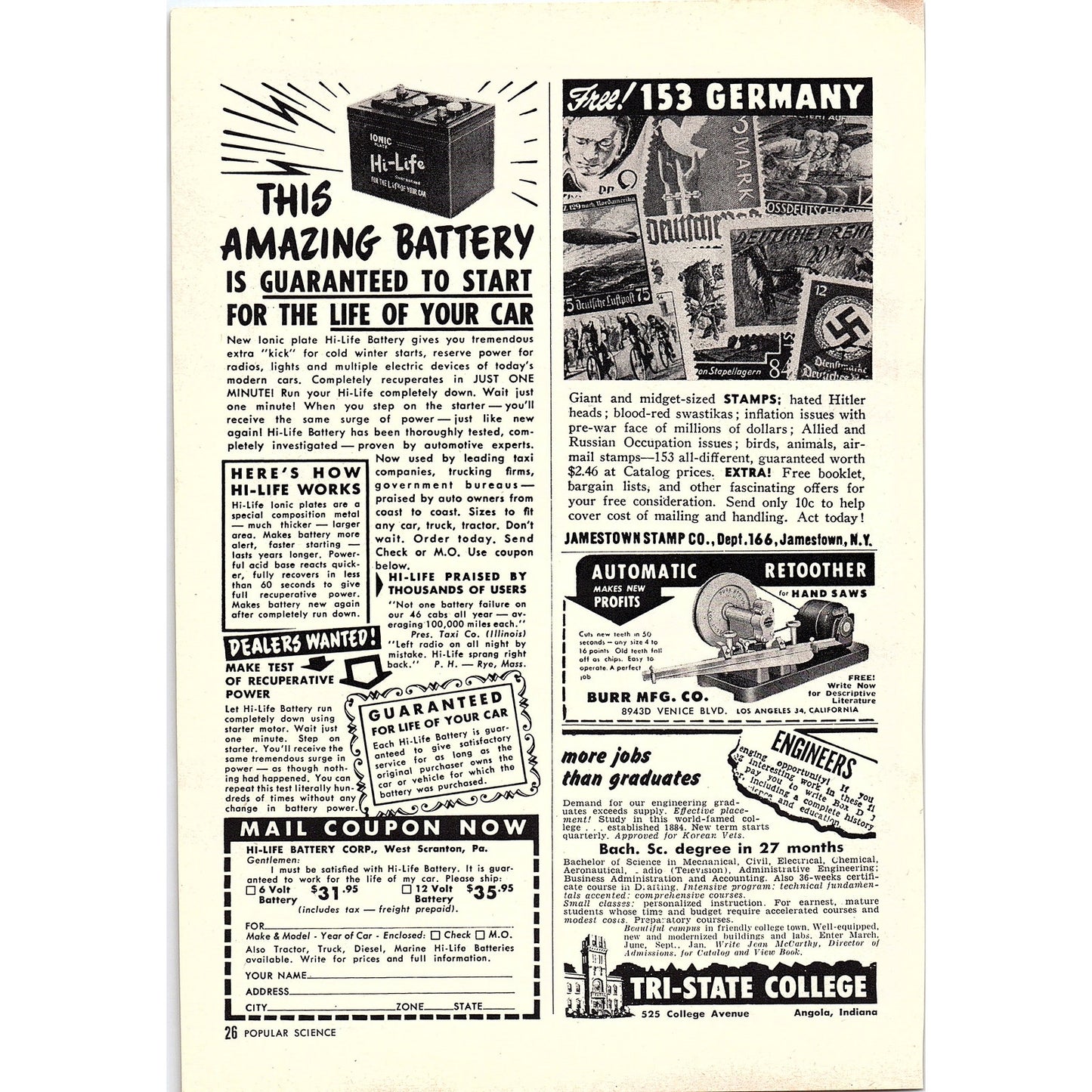 Spayberry Academy of Radio F.L. Spayberry Chicago 1955 Ad AG1-7