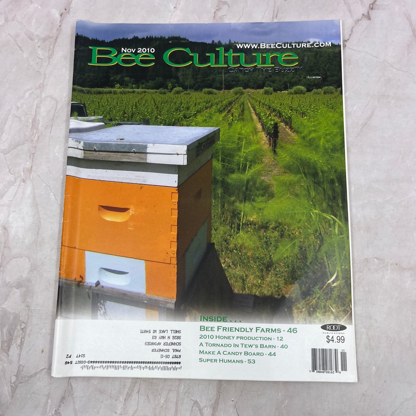 2010 Nov - Bee Culture Magazine - Bees Beekeeping Honey M32
