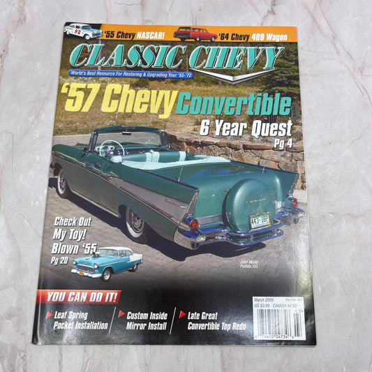Leaf Spring Pocket - '55, '56, '57 Classic Chevy World Magazine - Mar 2006 M29