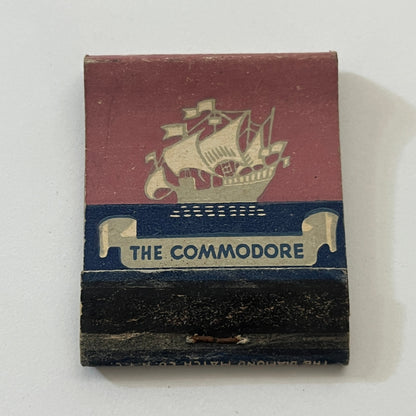 The Commodore Hotel Grand Central Terminal NY Vintage Matchbook Cover TB6-MB1-2