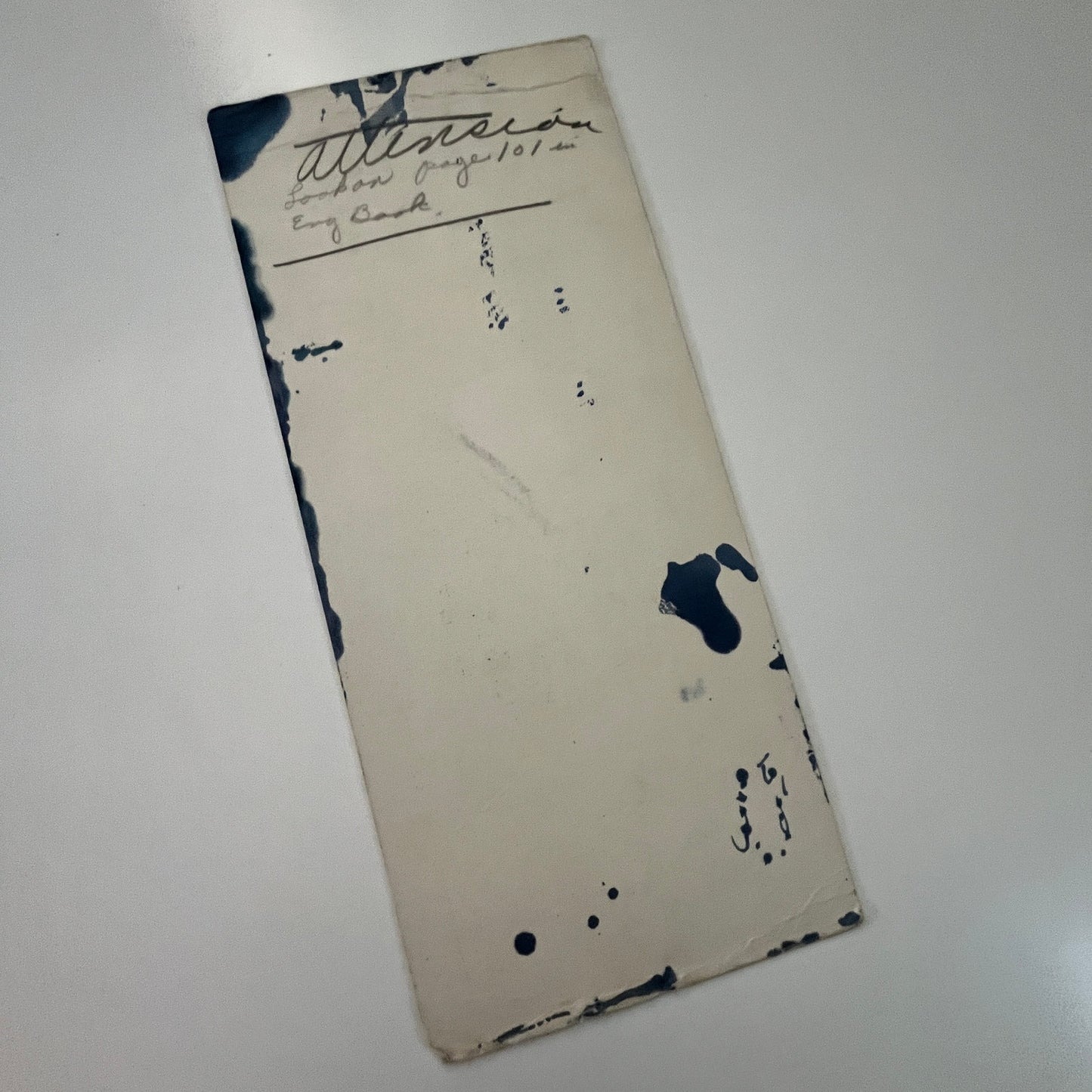 Vintage Felix Schronner Minneapolis Iron Store Black & Decker Blotter Card J17