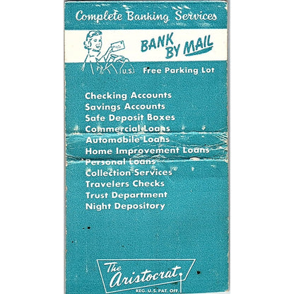 Exchange National Bank of Tampa FL Vintage Matchbook Cover SF3-Y4