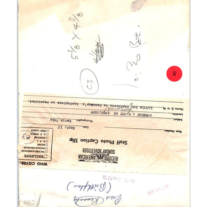 JFK Kennedy Birthplace Being Painted 1961 8x10 Original Press Photo D1-P