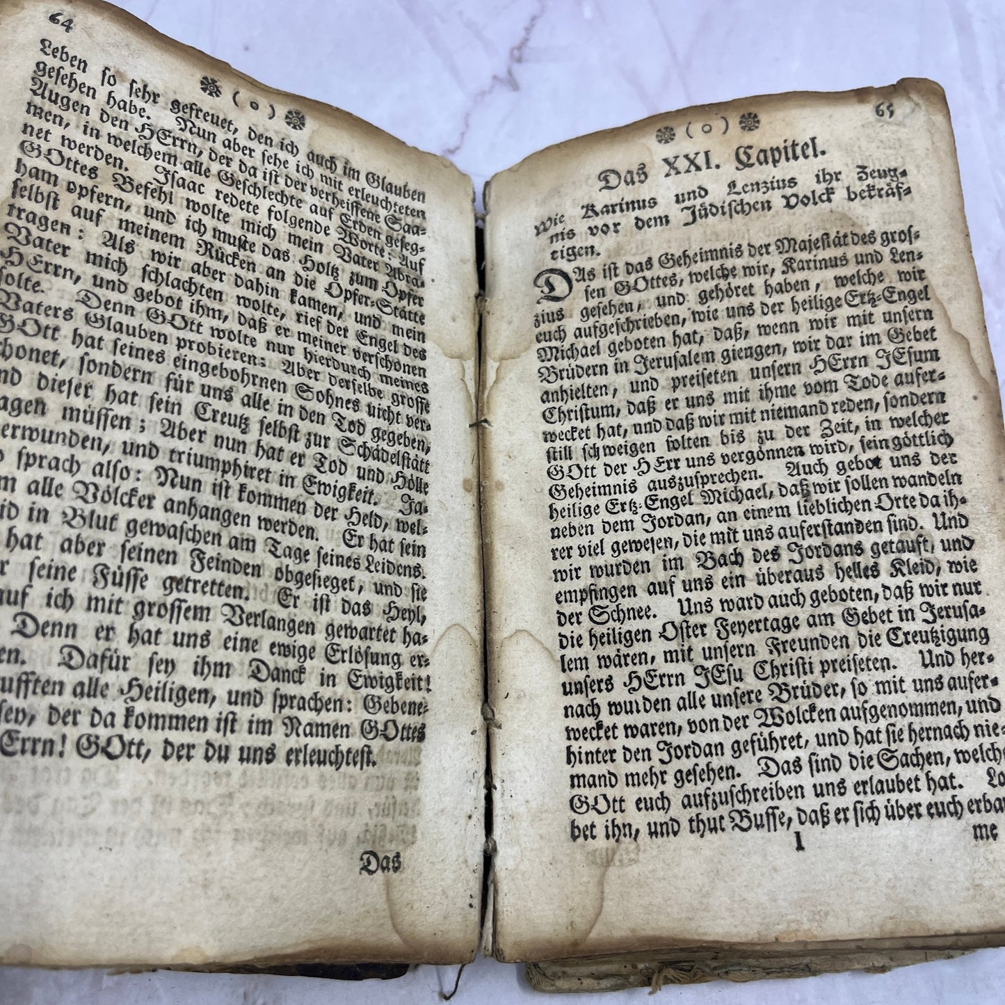 1784 Original German Book on Christianity TA9-B3