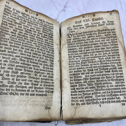 1784 Original German Book on Christianity TA9-B3