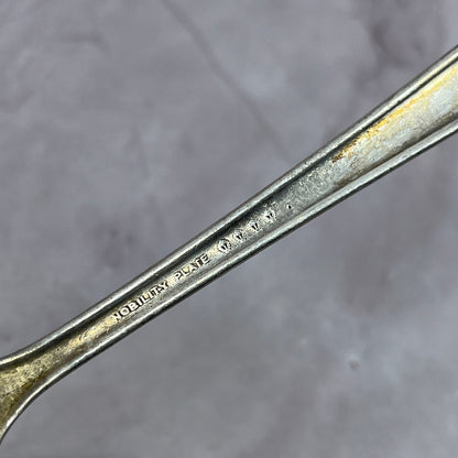 1939 Nobility Plate Royal Rose Dinner Fork 7.5" Vintage Silverplate TC5-OS-13