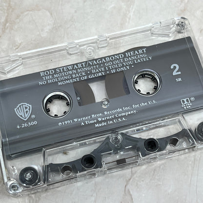 Rod Stewart Vagabond Heart Cassette Tape Ti5-CT3