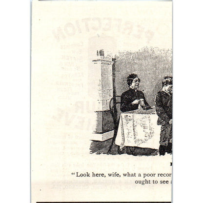 Perfection Sherman & Butler Flour Bin and Sieve c1890 Victorian Ad AE8-CH7